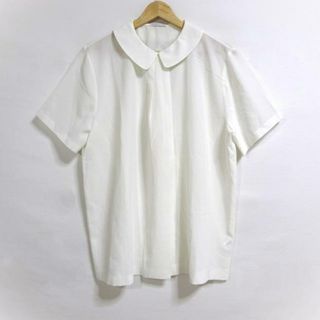 ダックス(DAKS)のDAKS(ダックス) 半袖シャツブラウス サイズ11R レディース - 白 プリーツ(シャツ/ブラウス(半袖/袖なし))