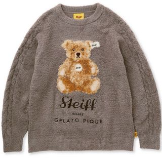 ジェラートピケ(gelato pique)のジェラートピケ steiff プルオーバー🐻(ルームウェア)