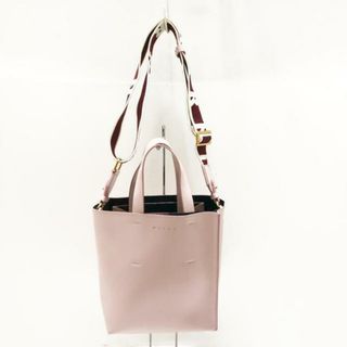 Marni - MARNI(マルニ) トートバッグ美品  ミュゼオ ピンク レザー