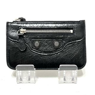 バレンシアガ(Balenciaga)のBALENCIAGA(バレンシアガ) コインケース美品  ル カゴール ロング コイン&カード ホルダー 7151851VG9Y1000 黒 フラグメントケース レザー(コインケース)