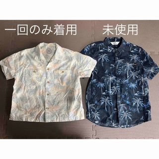 apres les cours - apres les cours 3柄トロピカル開襟シャツ　H&M 柄シャツ