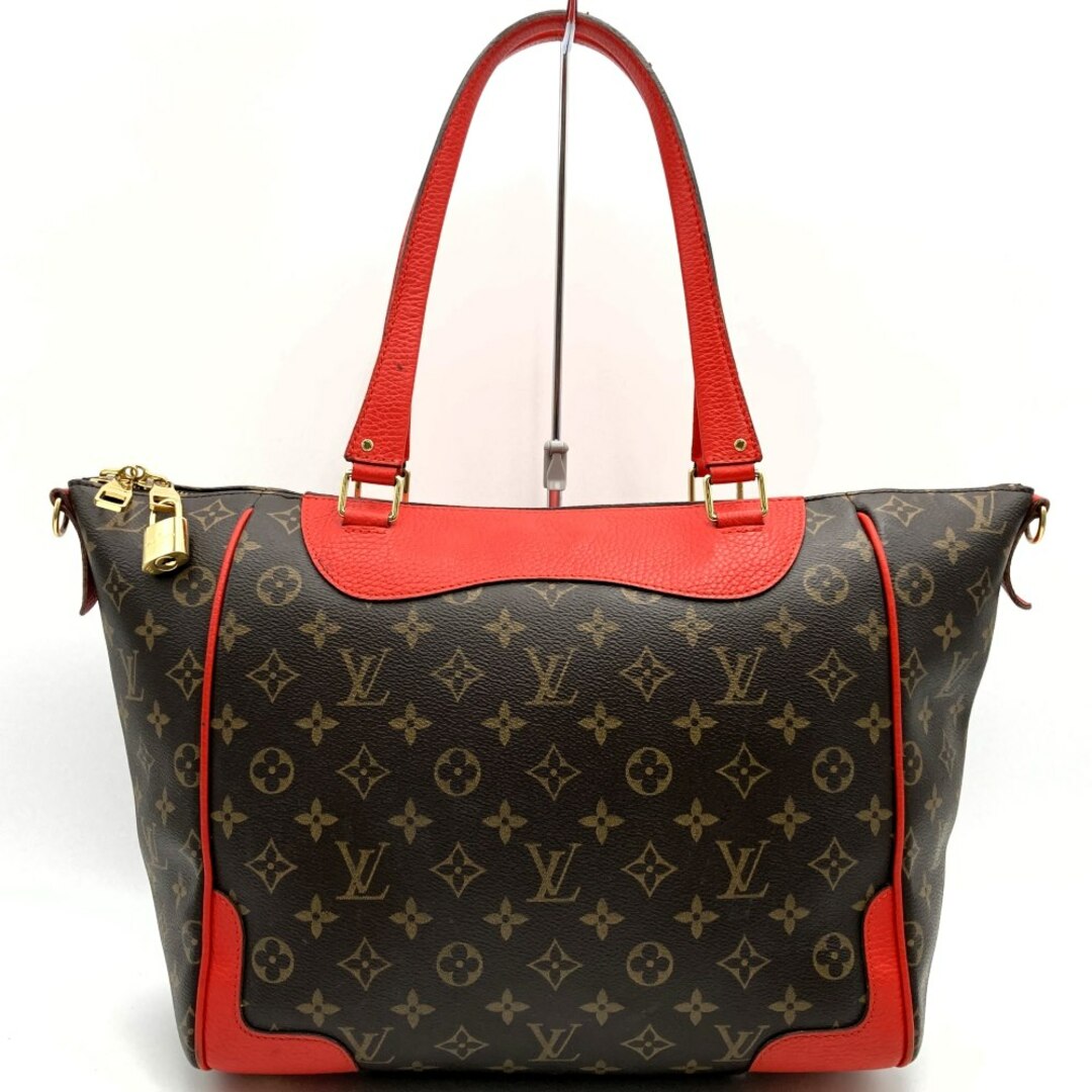 LOUIS VUITTON(ルイヴィトン)のルイ・ヴィトン M51193 エストレーラMM コクリコ トートバッグ ブラウン レッド モノグラム レディース LOUIS VUITTON【中古】 レディースのバッグ(トートバッグ)の商品写真