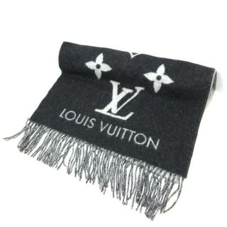 ルイヴィトン(LOUIS VUITTON)のLOUIS VUITTON(ルイヴィトン) マフラー美品  エシャルプレイキャビック M71040 ノワール カシミヤ(マフラー/ショール)