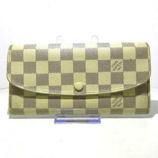 ルイヴィトン(LOUIS VUITTON)のLOUIS VUITTON(ルイヴィトン) 長財布 ダミエ ポルトフォイユエミリー N63546 ベージュ ダミエ・アズール キャンバス(財布)