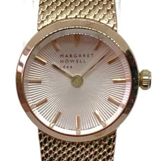 マーガレットハウエル(MARGARET HOWELL)のMargaretHowell(マーガレットハウエル) 腕時計美品  - 4520-T019501 レディース シルバー(腕時計)