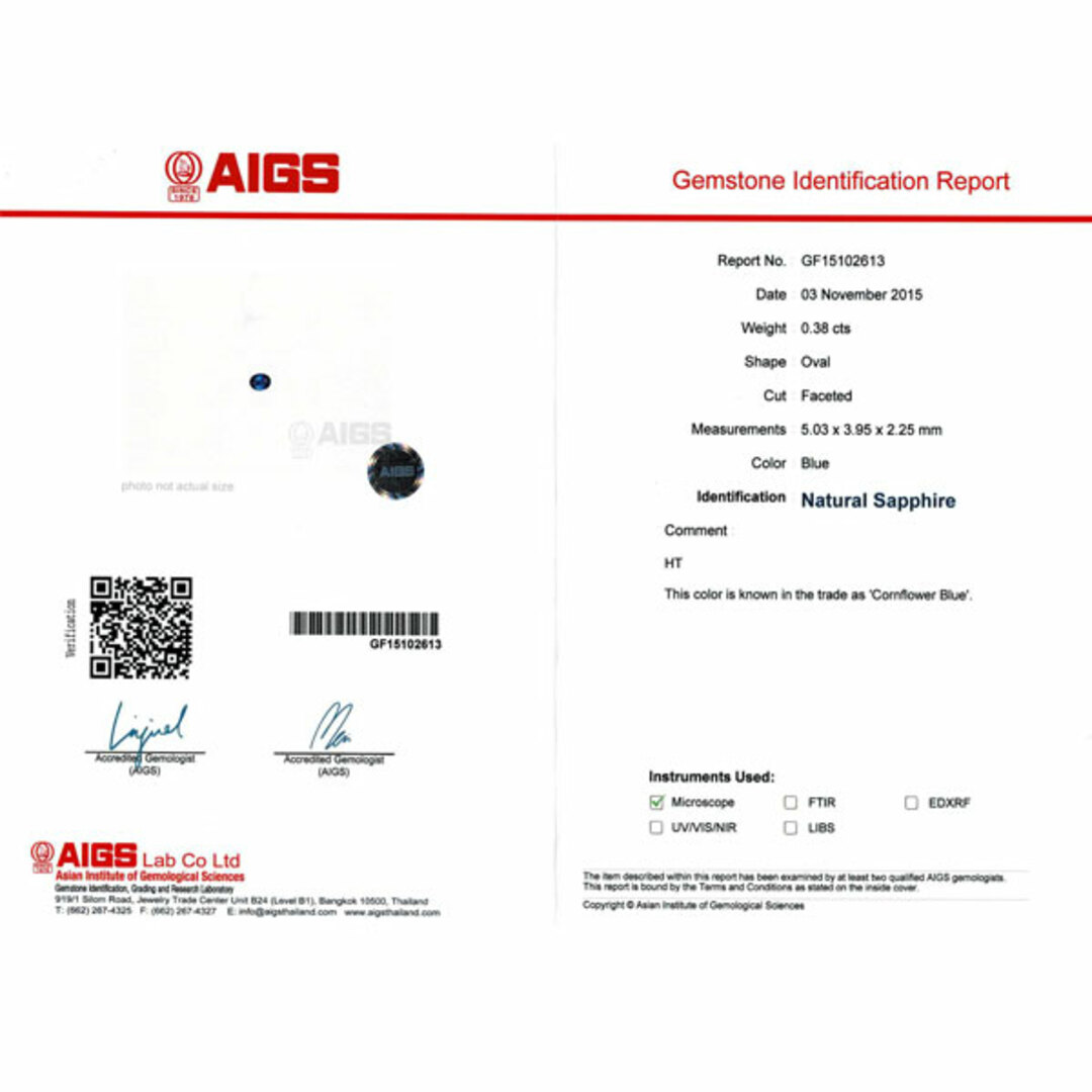 Pt900/ Pt850 コーンフラワーブルー サファイア ダイヤモンド ペンダントネックレス 0.38ct D0.23ct レディースのアクセサリー(ネックレス)の商品写真