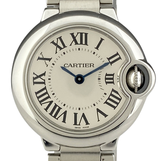 カルティエ(Cartier)のカルティエ バロンブルー SM W69010Z4 クォーツ レディース 【中古】(腕時計)