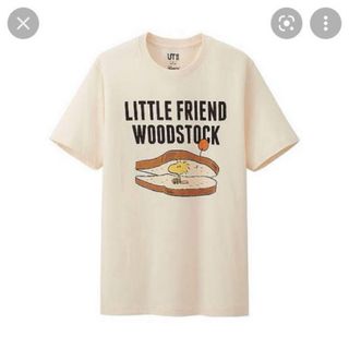 ユニクロ(UNIQLO)のユニクロ★ピーナッツ★スヌーピー★UT★半袖Tシャツ★メンズSサイズ★白(Tシャツ/カットソー(半袖/袖なし))