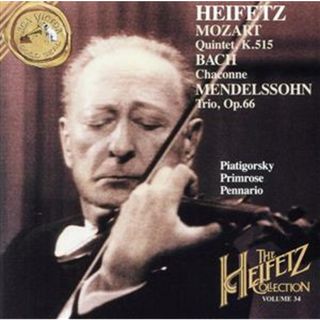 【輸入盤】Ｍｏｚａｒｔ：　Ｑｕｉｎｔｅｔ，　Ｋ．５１５　／　Ｂａｃｈ：　Ｃｈａｃｏｎｎｅ　／　Ｍｅｎｄｅｌｓｓｏｈｎ：　Ｔｒｉｏ，　Ｏｐ．６６　（Ｔｈｅ　Ｈｅｉｆｅｔｚ　Ｃｏｌｌｅｃｔｉｏｎ，　Ｖｏｌ．　３４）(クラシック)