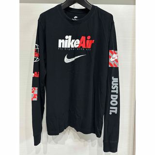 ナイキ(NIKE)の1997 NIKE スポーツウェア　ロングスリーブ　Tシャツ　ブラック　XL(Tシャツ/カットソー(七分/長袖))