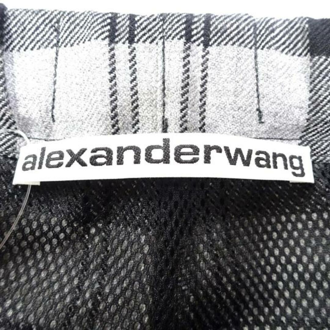 Alexander Wang(アレキサンダーワン)のALEXANDER WANG(アレキサンダーワン) ハーフパンツ サイズM メンズ - グレー×黒 チェック柄 メンズのパンツ(ショートパンツ)の商品写真