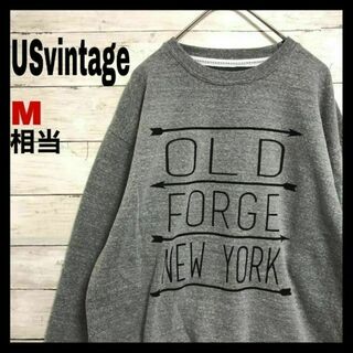560US古着 U.S.Vintage スウェット NEWYORK 地名ロゴ(スウェット)
