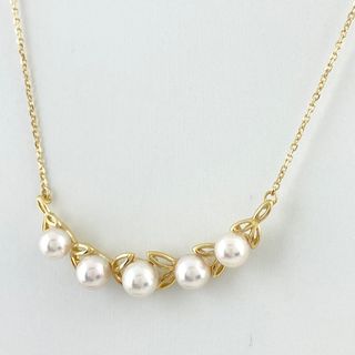 MIKIMOTO - ミキモト パール デザインネックレス K18 【中古】