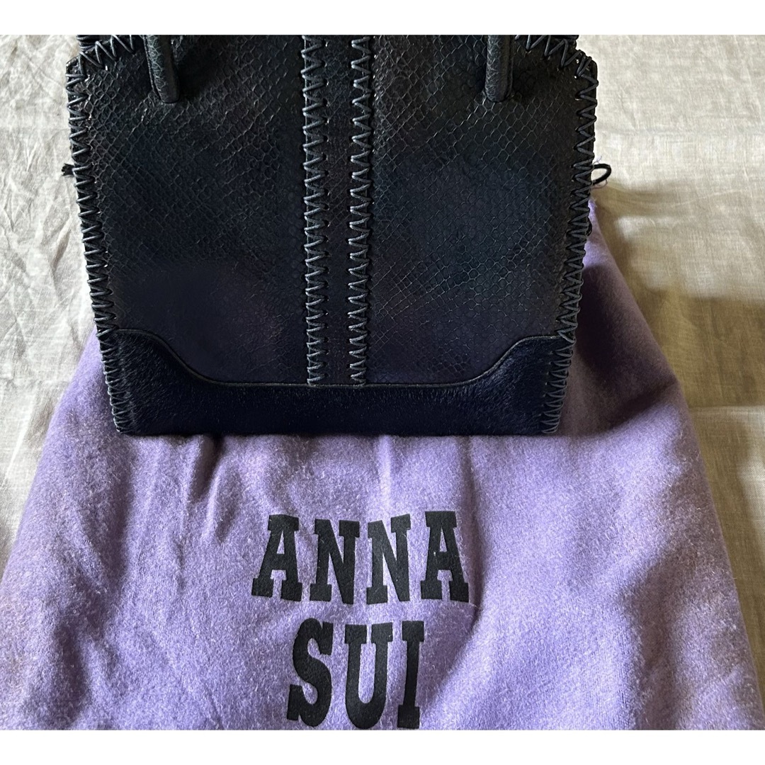ANNA SUIハラコ　バンドバッグ レディースのバッグ(ハンドバッグ)の商品写真