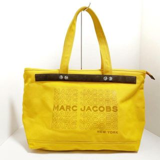 MARC JACOBS - MARC JACOBS(マークジェイコブス) ショルダーバッグ - ダークイエロー×ベージュ×ダークグレー キャンバス×スエード