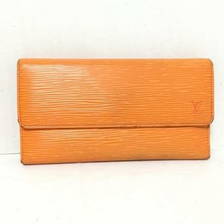 ルイヴィトン(LOUIS VUITTON)のLOUIS VUITTON(ルイヴィトン) 長財布 エピ ポルトトレゾールインターナショナル M6338H マンダリン レザー（LVロゴの刻印入り）(財布)