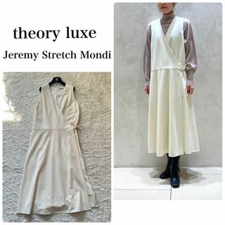 セオリーリュクス(Theory luxe)のtheory luxe セオリーリュクス　Aラインラップドレス　2022AW(ロングワンピース/マキシワンピース)