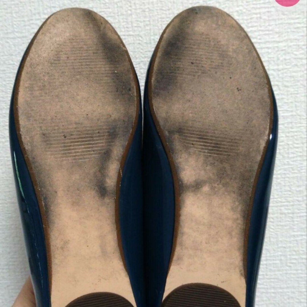 美品❤フラットシューズ❤パンプス❤軽量❤クッション❤リボン レディースの靴/シューズ(ハイヒール/パンプス)の商品写真