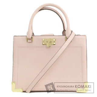 マイケルコース(Michael Kors)のMichael Kors ロゴ金具 2WAY ハンドバッグ レザー レディース(ハンドバッグ)