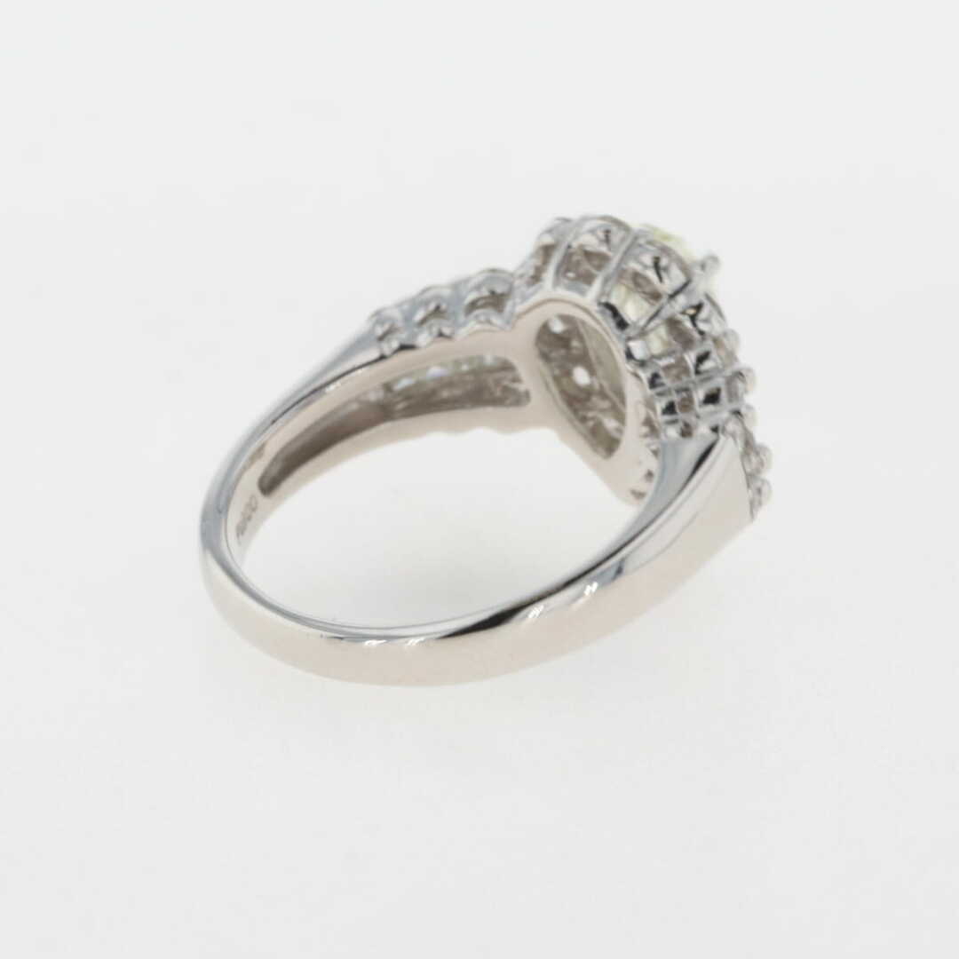 ダイヤモンド デザインリング 12.5号 Pt900 【中古】 レディースのアクセサリー(リング(指輪))の商品写真