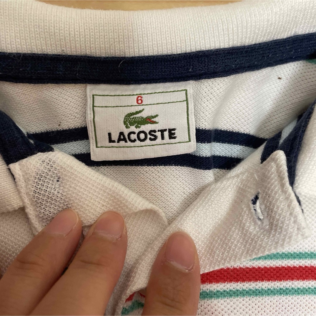 LACOSTE(ラコステ)のラコステポロシャツ キッズ/ベビー/マタニティのキッズ服男の子用(90cm~)(Tシャツ/カットソー)の商品写真