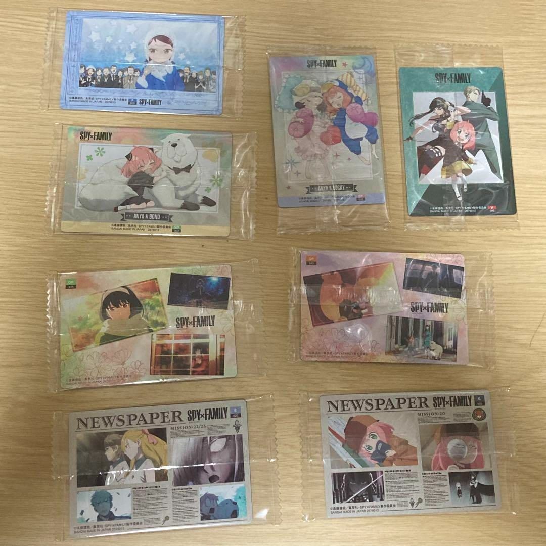 SPY×FAMILY ウエハース3 カード　アーニャ　スペシャルカード　仲良し エンタメ/ホビーのアニメグッズ(カード)の商品写真