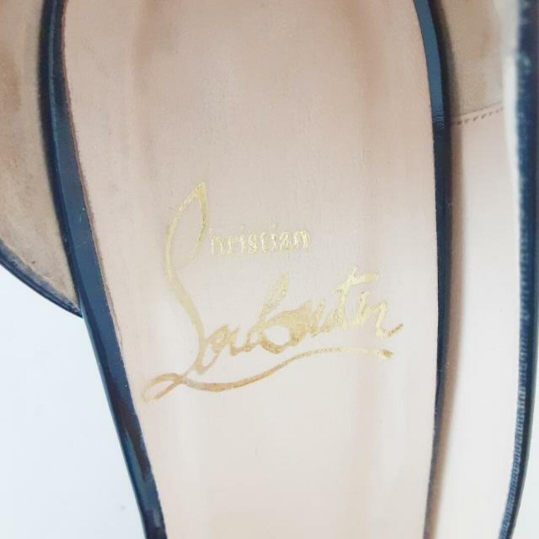 Christian Louboutin(クリスチャンルブタン)のCHRISTIAN LOUBOUTIN(クリスチャンルブタン) パンプス 36 レディース - 黒 アウトソール張替済 エナメル（レザー） レディースの靴/シューズ(ハイヒール/パンプス)の商品写真