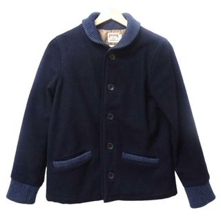 WOOLRICH - WOOLRICH(ウールリッチ) ブルゾン サイズ36 S レディース美品  - ダークネイビー×ブルーグレー 長袖/春/秋