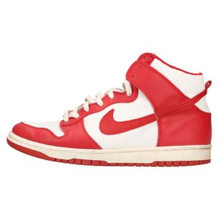 ナイキ(NIKE)のNIKE ナイキ 2003年製 Dunk High Varsity Red/White ダンクハイ ハイカットスニーカー バーシティレッド/ホワイト 304717-661 US11/29cm(スニーカー)