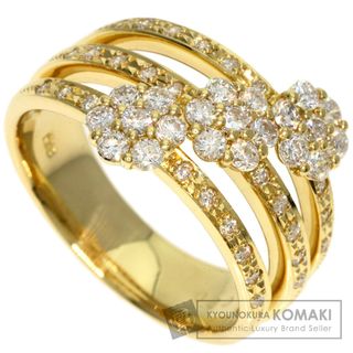 SELECT JEWELRY ダイヤモンド リング・指輪 K18YG レディース(リング(指輪))