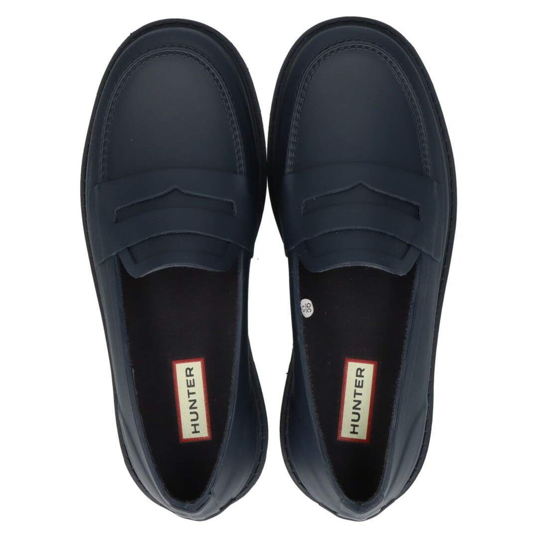 HUNTER(ハンター)のHUNTER ハンター ORIGINAL PENNY LOAFER レインシューズ ペニーローファー スリッポン MFF9062RMA ネイビー UK6/25.0cm レディースの靴/シューズ(その他)の商品写真