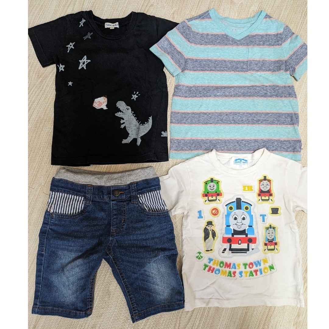 GAP(ギャップ)の男の子　夏服　110cm　4点セット キッズ/ベビー/マタニティのキッズ服男の子用(90cm~)(Tシャツ/カットソー)の商品写真