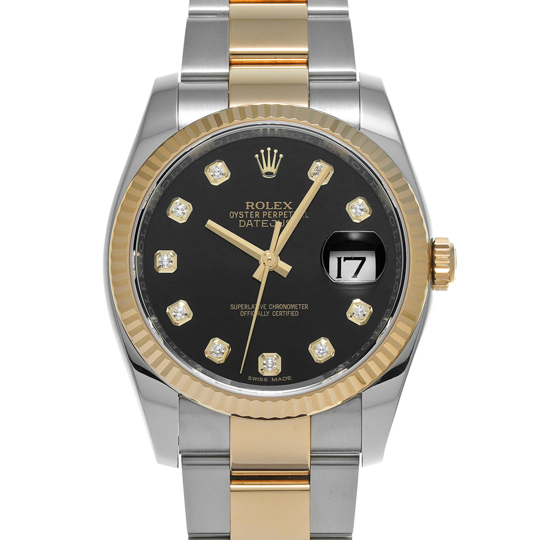 ROLEX(ロレックス)の中古 ロレックス ROLEX 116233G ランダムシリアル ブラック /ダイヤモンド メンズ 腕時計 メンズの時計(腕時計(アナログ))の商品写真