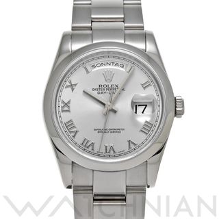 ROLEX - 中古 ロレックス ROLEX 118209 V番(2009年頃製造) シルバー メンズ 腕時計