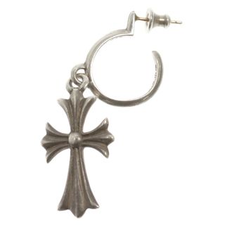 クロムハーツ(Chrome Hearts)のCHROME HEARTS クロムハーツ TINY CH CROSS タイニー CH クロス フープピアス シルバー(ピアス(片耳用))