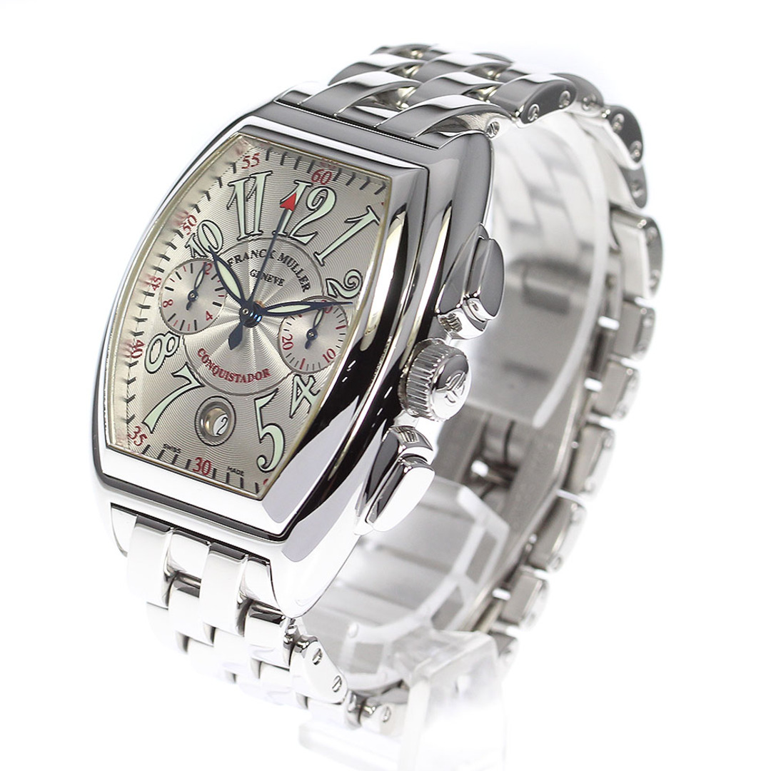 FRANCK MULLER(フランクミュラー)のフランクミュラー FRANCK MULLER 8001CC コンキスタドール クロノグラフ 自動巻き メンズ 良品 内箱・保証書付き_791148 メンズの時計(腕時計(アナログ))の商品写真