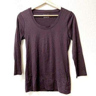 theory luxe(セオリーリュクス) 長袖Tシャツ サイズ40 M レディース - ボルドー クルーネック