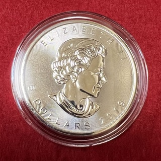 メイプルリーフ 銀貨 1オンス 2019年(貨幣)