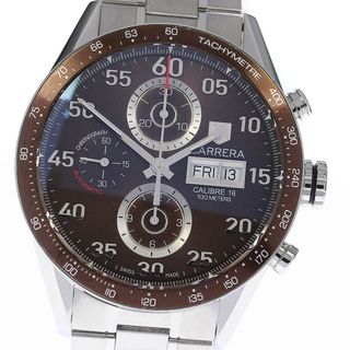 タグホイヤー(TAG Heuer)のタグホイヤー TAG HEUER CV2A12 カレラ クロノグラフ デイデイト 自動巻き メンズ 良品 _811216(腕時計(アナログ))