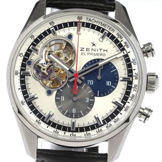 ゼニス ZENITH 03.2040.4061 エルプリメロ クロノマスター オープン 自動巻き メンズ 保証書付き_811445