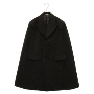 コムデギャルソンオムプリュス(COMME des GARCONS HOMME PLUS)のCOMME des GARCONS HOMME PLUS コムデギャルソンオムプリュス 23AW ウール ダブルケープコート アウター ブラック PL-C004(フライトジャケット)