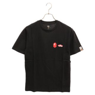 アベイシングエイプ(A BATHING APE)のA BATHING APE アベイシングエイプ ×VANS SK8-HI TEE×バンズスケートハイデザインプリントロゴ半袖Tシャツ ブラック VN0A7XQ8448(Tシャツ/カットソー(半袖/袖なし))