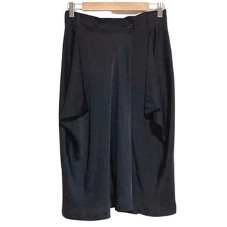 Helmut Lang(ヘルムートラング) スカート サイズ2 S レディース - ダークネイビー ひざ丈