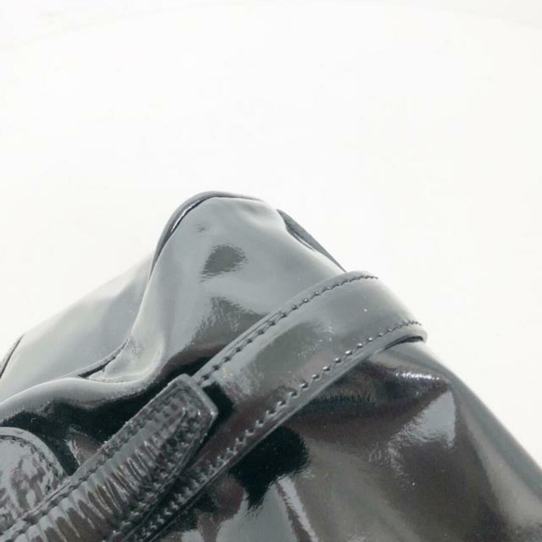 Ralph Lauren(ラルフローレン)のRalphLauren(ラルフローレン) ハンドバッグ - 黒 エナメル（レザー） レディースのバッグ(ハンドバッグ)の商品写真