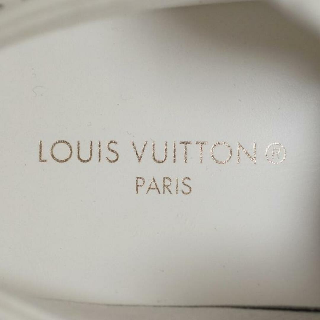 LOUIS VUITTON(ルイヴィトン)のLOUIS VUITTON(ルイヴィトン) スニーカー 36 レディース美品  LV スクァッド ライン スニーカー 白×黒×モノグラム キャンバス×レザー×モノグラム・キャンバス レディースの靴/シューズ(スニーカー)の商品写真