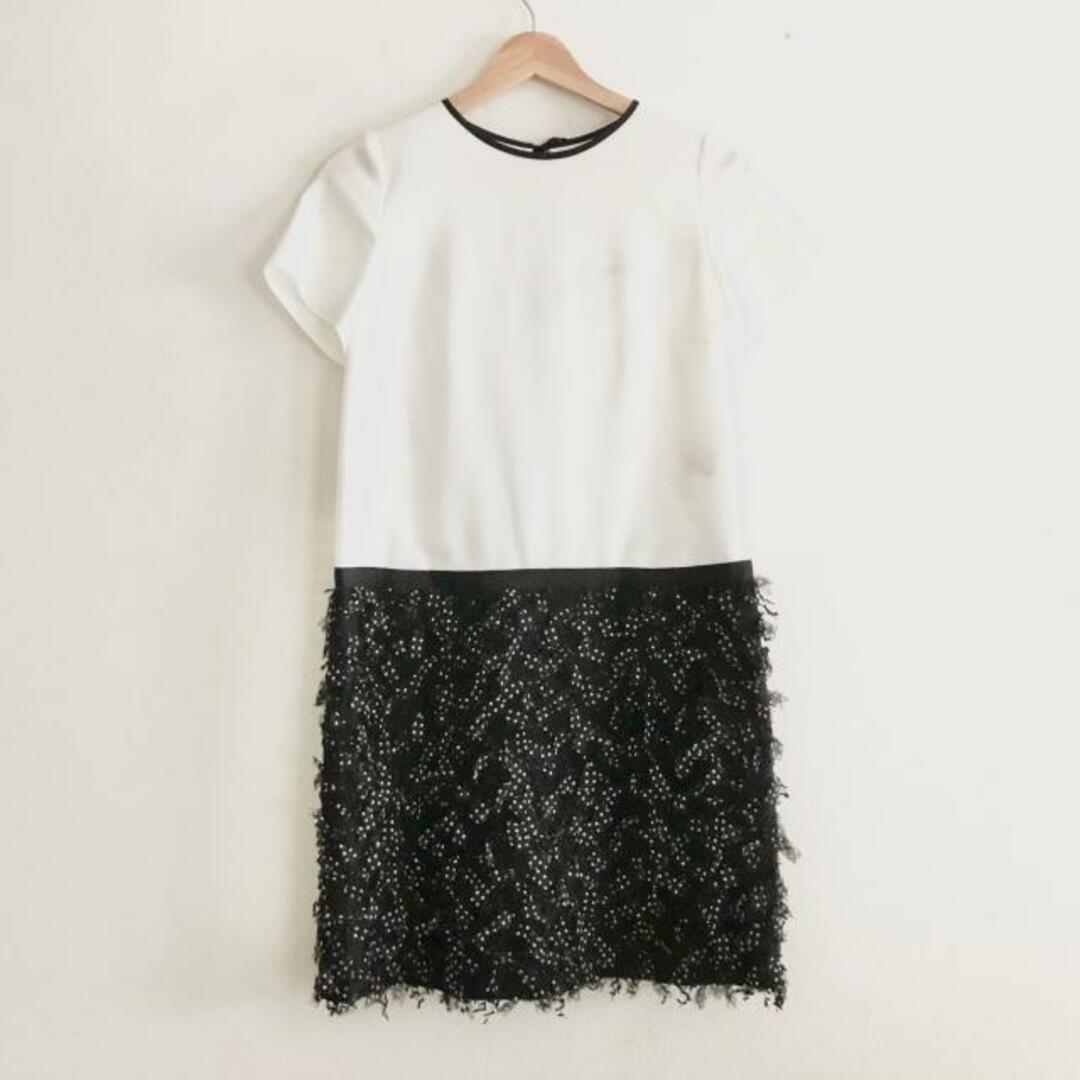 LANVIN en Bleu(ランバンオンブルー) ワンピース サイズ38 M レディース - 白×ダークネイビー×黒 クルーネック/半袖/ひざ丈/ドット柄 | フリマアプリ ラクマ LANVIN en Bleu(ランバンオンブルー) ワンピース サイズ38 M レディース - 白×ダークネイビー×黒 クルーネック/半袖/ひざ丈/ドット柄 | フリマアプリ ラクマ