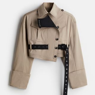 エイチアンドエム(H&M)のrokh h&m ツイルクロップドジャケット(その他)