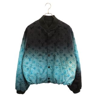 ルイヴィトン(LOUIS VUITTON)のLOUIS VUITTON ルイヴィトン 24SS モノグラム フロックナイロンボンバー ジャケット RM241M FTJ HQB10E ブルー(フライトジャケット)