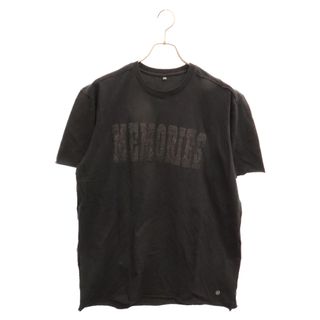 FRAGMENT DESIGN フラグメントデザイン ×AKA SIX by simon barker×エーケーエー バイ サイモンバイカー MEMORIES ラメプリント半袖Tシャツ カットソー ブラック(Tシャツ/カットソー(半袖/袖なし))