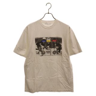 GOD SELECTION XXX ゴッドセレクショントリプルエックス フォトグラフィック プリント 半袖Tシャツ カットソー ホワイト GX-A21-ST-02